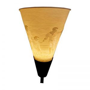 מנורת רגל עם תמונה אישית